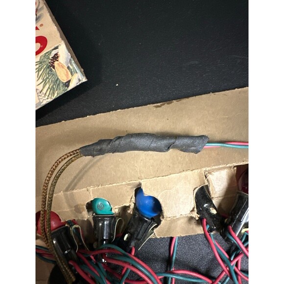 Vintage Noma Lites 7-Light Christmas String w/ Box - Picture 8 of 9